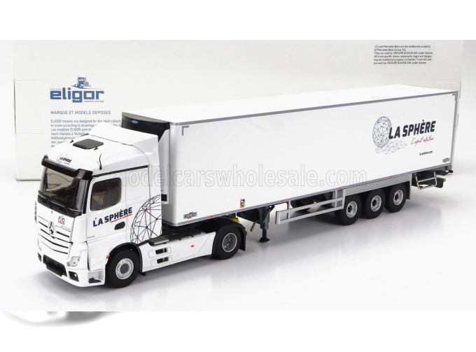 MERCEDES-BENZ Actros 5 1845 Truck Semi-frigo La Sphere Transports (2020), White