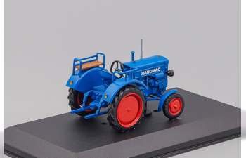 HANOMAG R19 Tractor Truck 1955- Con Vetrina - With Showcase, blue / red