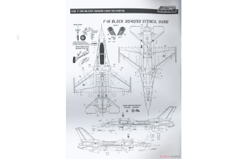 Сборная модель F-16D Block 30/40/50 USAF