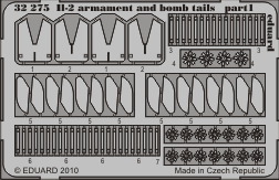 Фототравление для IL-2 armament and boMERCEDES-BENZ tails