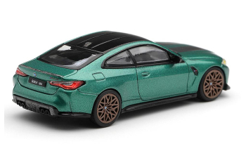 BMW M4 (G82) CS Frozen Isle of Man RHD (2024), green metallic