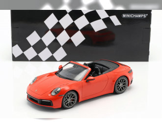 PORSCHE 911 CARRERA 4S CABRIOLET - 2019 - ORANGE