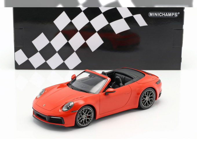 PORSCHE 911 CARRERA 4S CABRIOLET - 2019 - ORANGE