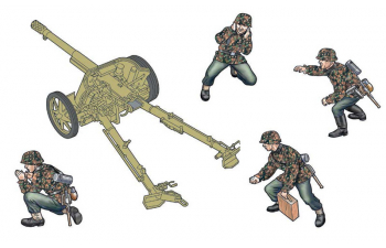 Сборная модель противотанковая пушка Pak 97/38 с расчетом