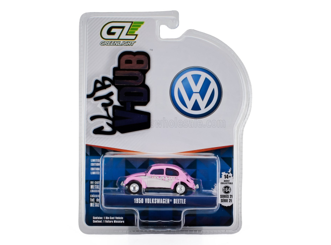 VOLKSWAGEN Beetle (1950), Pink White