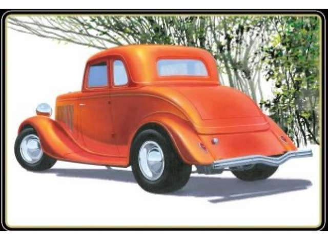 Сборная модель Ford 5-Window Coupe Street Rod, plastic modelkit 1934