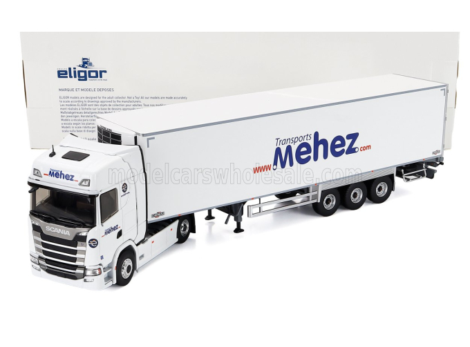 SCANIA S500 Truck Semi-frigo Mehez Transports (2021), White