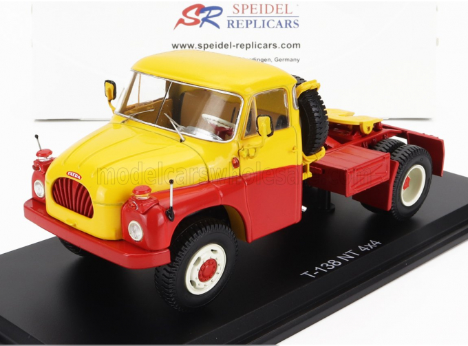 TATRA T138 Tractor Truck 3-Assi (1959), red / yellow