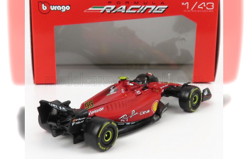 FERRARI F1-75 Scuderia Ferrari №55 Season (2022) Carlos Sainz - Exclusive Carmodel, Red