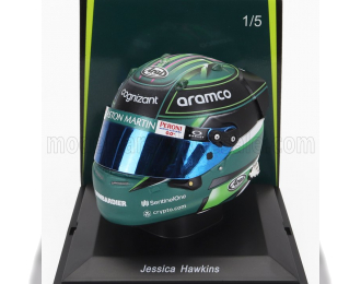 BELL HELMET F1 Casco Helmet Aston Martin Amr23 Team Aramco Cognizant №0 F1 Test (2023) Jessica Hawkins, Green