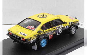 OPEL Kadett Gt/e (night Version) №18 Rally Montecarlo (1978) L.Carlsson - B.de Jong, Yellow Black