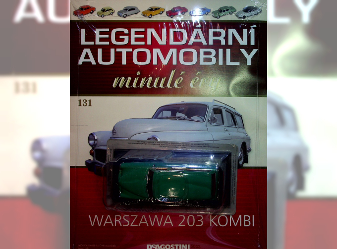 WARSZAWA 203 KOMBI, Legendarni automobily minule ery 131