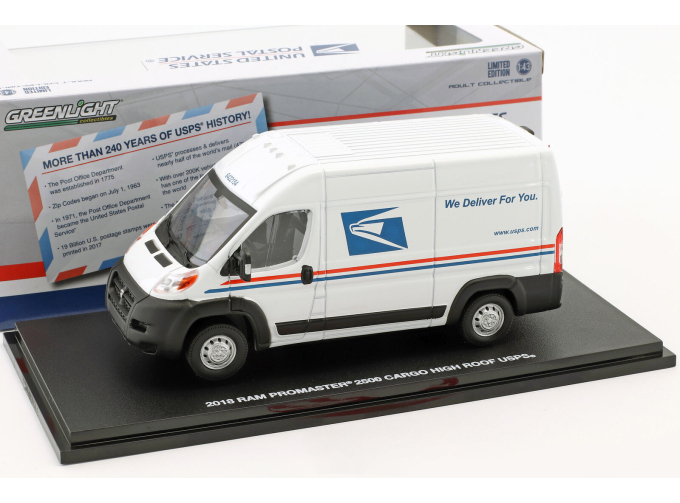 RAM ProMaster 2500 Cargo High Roof "United States Postal Service (USPS)" 2018
