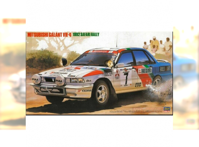 Сборная модель Автомобиль Mitsubishi Galant VR-4 1992 Safari Rally