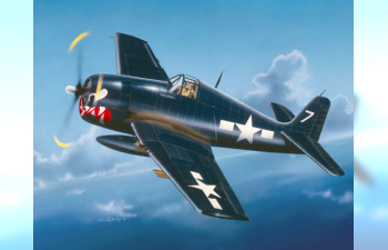 Сборная модель Американский палубный истребитель Grumman F6F-5 Hellcat