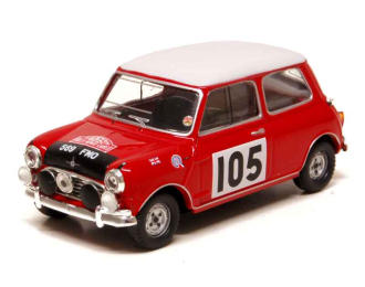 MORRIS Cooper #105 R.Aaltonen / A.Ambrose, Rallye Monte Carlo 1964