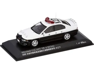 MITSUBISHI Galant VR4 (EC5A) *High Way Police Car Kyoto K27* (2002), black / white