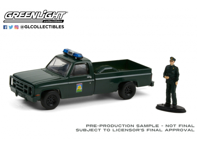 CHEVROLET M1008 "Florida Office of Agricultural Law Enforcement" с фигуркой 1986