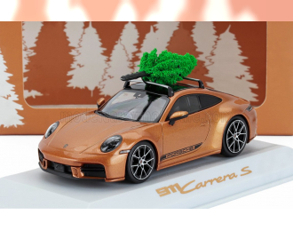 PORSCHE 911 (992.2) Carrera S "Christmas Edition", Nordic Gold metallic
