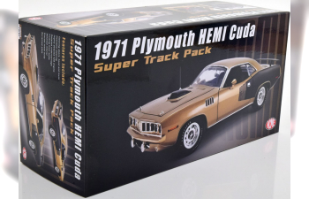 PLYMOUTH Hemi Cuda Super Track Pack (1971), brownmetallic black