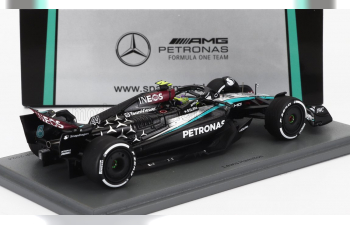 MERCEDES-BENZ GP F1 W15 Eq Performance Team Amg Petronas Motorsport N44 Bahrain Gp (2024) Lewis Hamilton, Black Silver Green