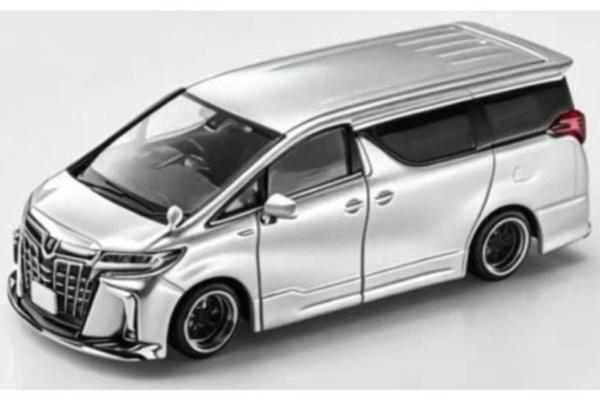 TOYOTA Alphard Customized Version, liquid metallic silver