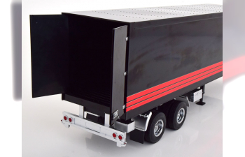 SEMI-TRAILER, black red