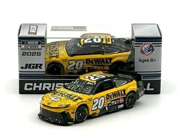 Toyota Camry #20 Christopher Bell *DeWalt*, yellow/black/white 2025