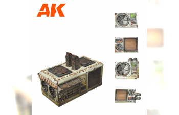 AIR CONDITIONING SET WARGAME (RESIN 30-35MM)