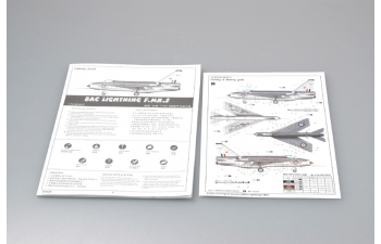 Сборная модель Британский истребитель-перехватчик English Electric (BAC) Lightning F.MK3