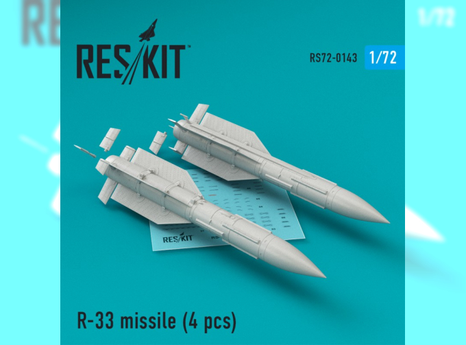 R-33 missile (4 pcs) (MiG-31)