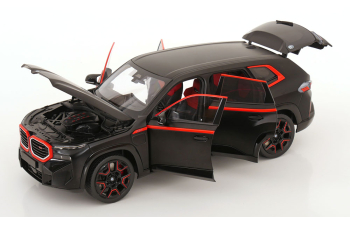 BMW XM (2023), matt-black red