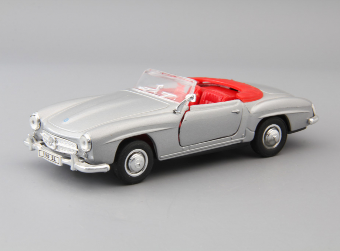 MERCEDES-BENZ 190 SL (1955), silver / red