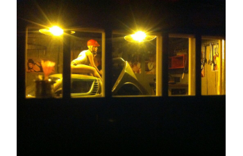 Диорама Гараж