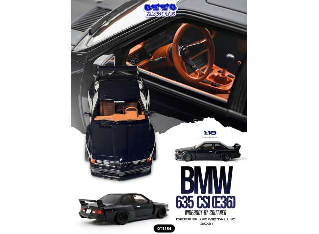 BMW 635 CSI (E24) Widebody By Coutner *Resin series*, deep blue metallic 2021