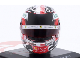 MINI HELMET №16 FERRARI SF21 Charles Leclerc (2021)
