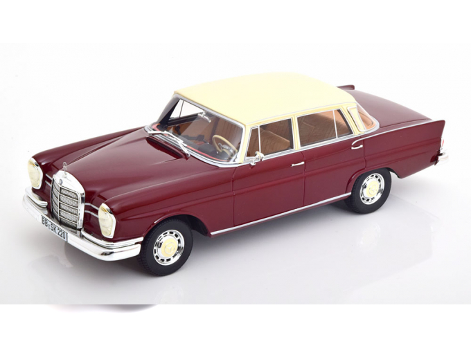 MERCEDES-BENZ 220 SE W111 Saloon (1959-1967), dark red white