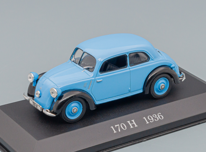 MERCEDES-BENZ 170 H (1936), Mercedes-Benz Offizielle Modell-Sammlung 29, голубой