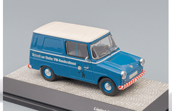 VOLKSWAGEN T147 Fridolin Van - Volkswagen Service, blue / beige