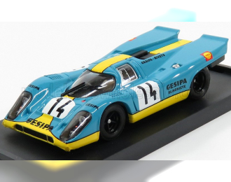 PORSCHE 917k Team Gesipa Racing №14 1000km Monza (1970) Neuhaus - Kelleners №14, Bluette Yellow