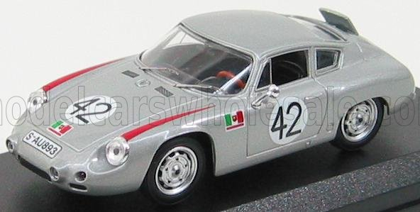 PORSCHE 356b 1600gs Carrera Gtl Abarth №42 Targa Florio (1962) Herrmann - Linge, Silver