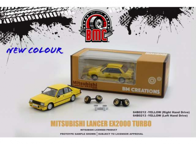 MITSUBISHI Lancer EX2000 Turbo, yellow