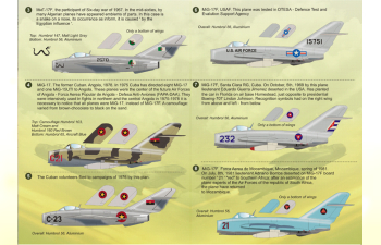 Декаль MIG-17 Fresco Part 2