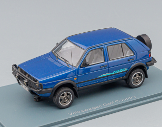 VOLKSWAGEN Golf 2 Country 4x4 1990, иlue metallic