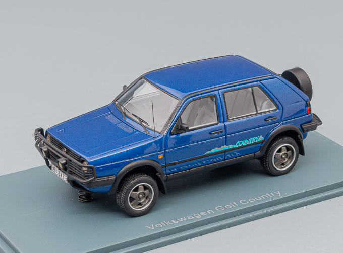 VOLKSWAGEN Golf 2 Country 4x4 1990, иlue metallic