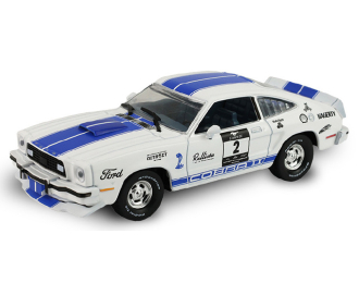 FORD Mustang Cobra II, Stampede Car #2 (1976), white/blue