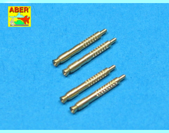 Set of 4 barrel tips for German 13 mm MG 131 aircraft machine gun