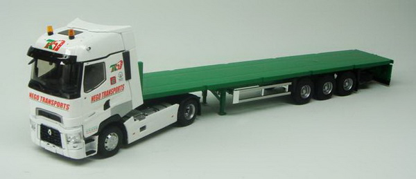 RENAULT T460 с полуприцепом-платформой "NEGO TRANSPORTS" 2015