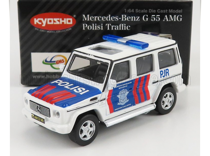 MERCEDES BENZ G-class G55 Amg Polisi Traffic 2018, White Red Blue