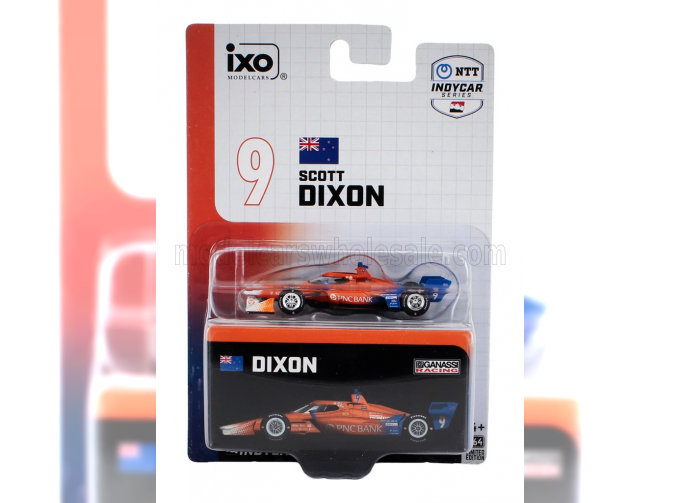 HONDA Team Chip Ganassi Racing №9 Indianapolis Indy 500 Indycar Series (2025) Scott Dixon, Orange Blue